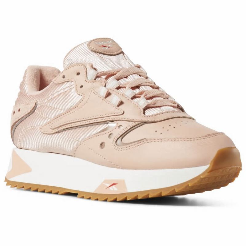 Reebok Classic Leather Ati '90s Tenisky Damske - Ruzove/Biele JL7717SR